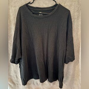 Aerie Black Oversized T-Shirt XXL